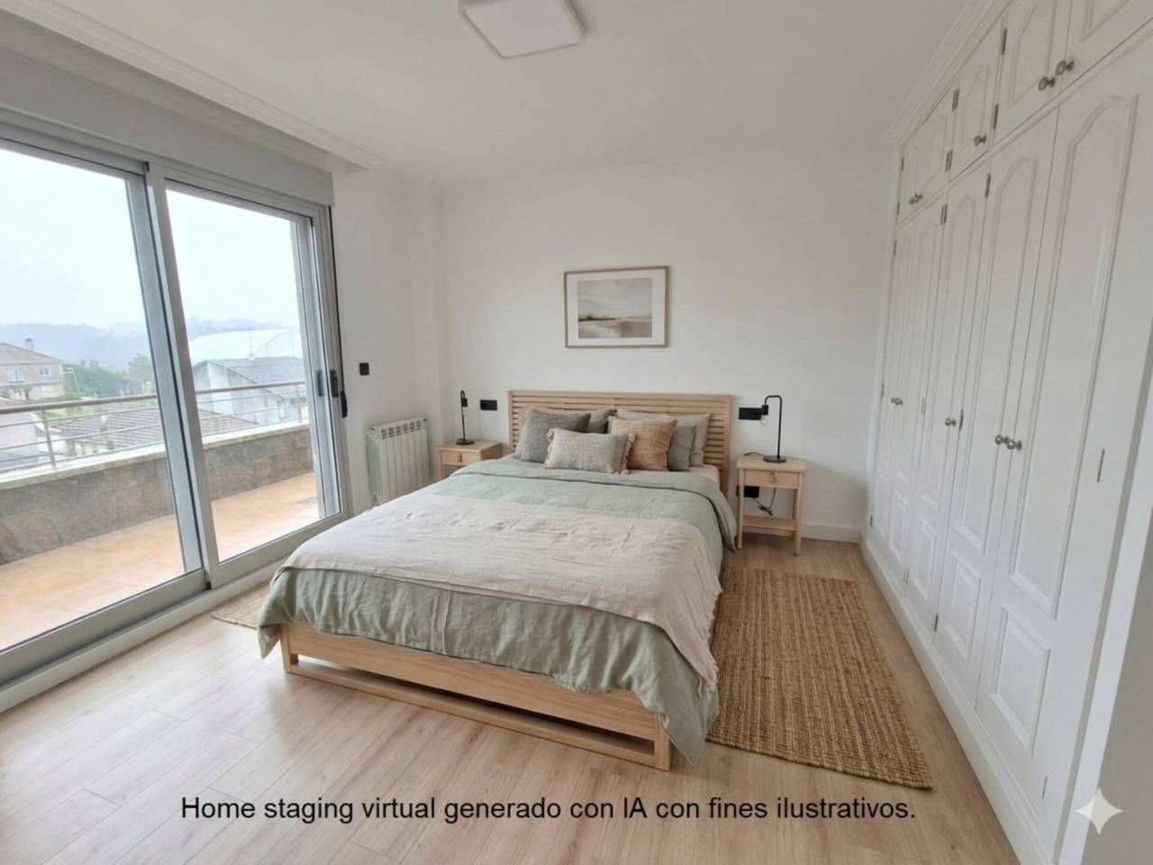 Bedroom of Attic for sale in Salvaterra de Miño  with Heating, Terrace and Storage room