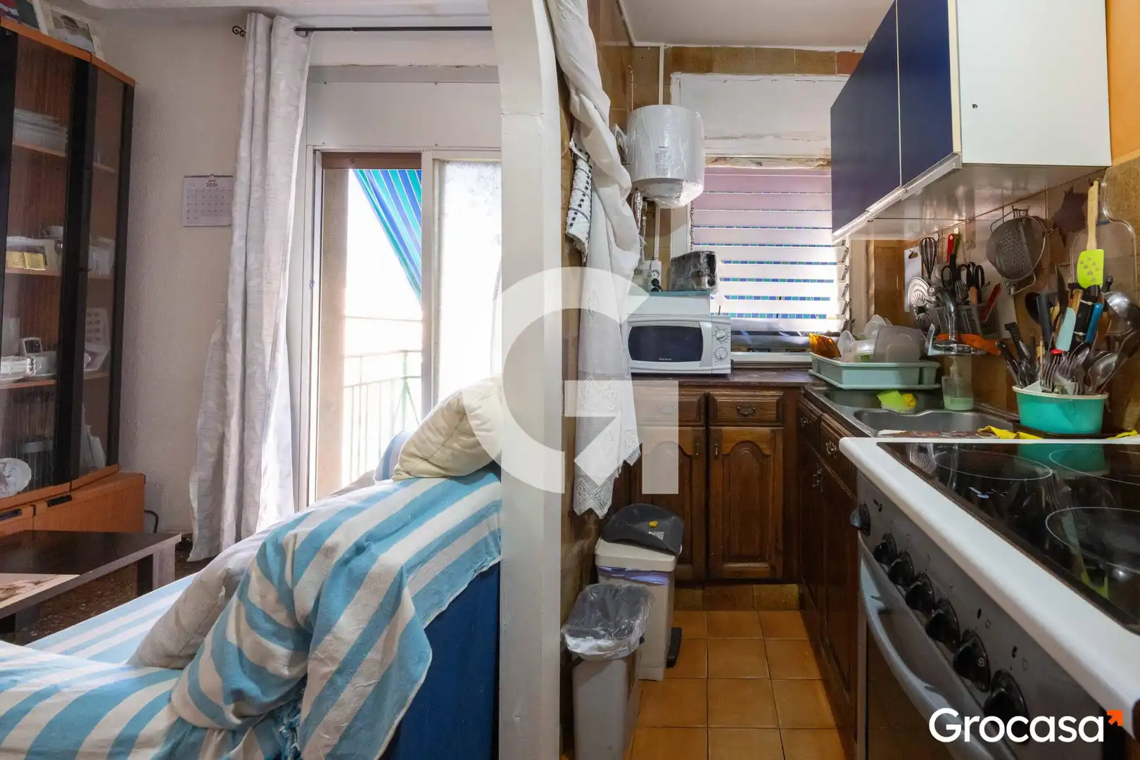 Cocina de Piso en venta en Mataró con Aire acondicionado, Amueblado y Lavadora