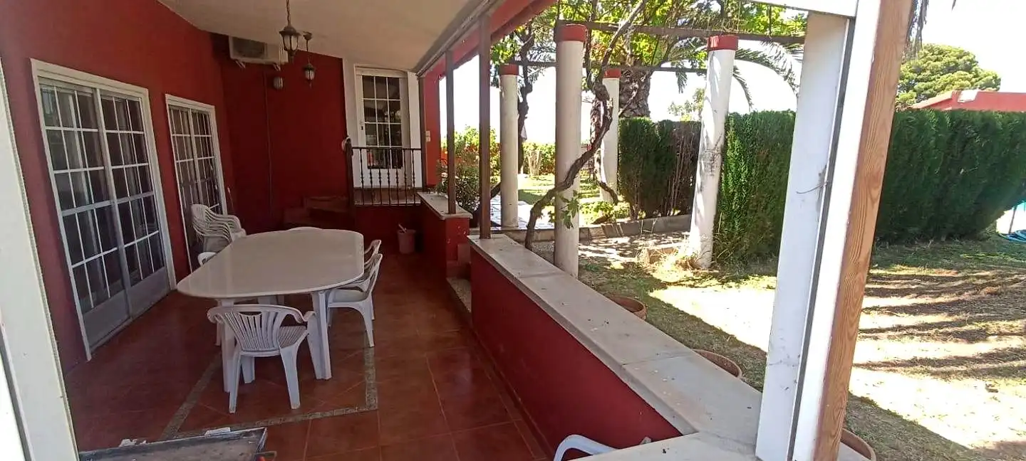 Terraza de Casa o chalet en venta en Villamediana de Iregua con Aire acondicionado, Calefacción y Jardín privado