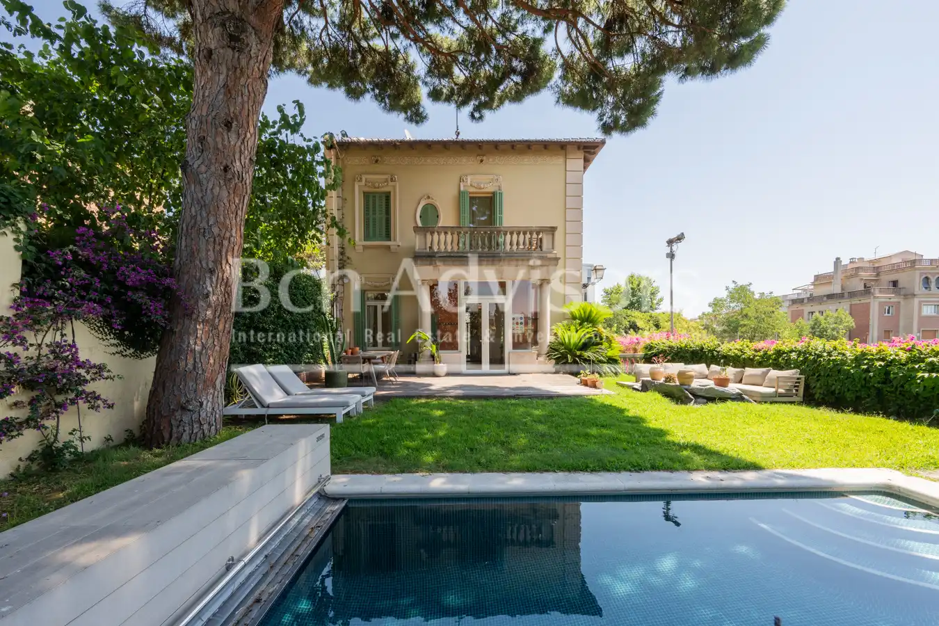 Jardí de Casa o xalet de lloguer en Barcelona amb Aire condicionat, Calefacció i Jardí privat