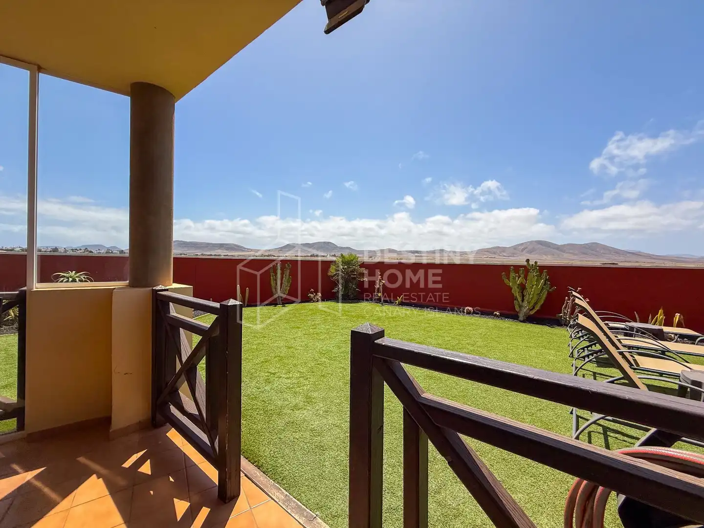 Terrace of Apartments for sale in La Oliva  with Private garden, Terrace and Furnished