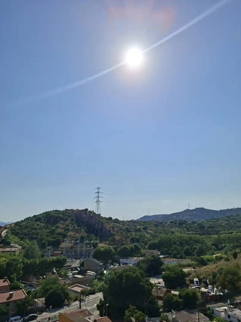 Außenansicht von Dachboden zum Verkauf in Badalona mit Klimaanlage, Heizung und Terrasse