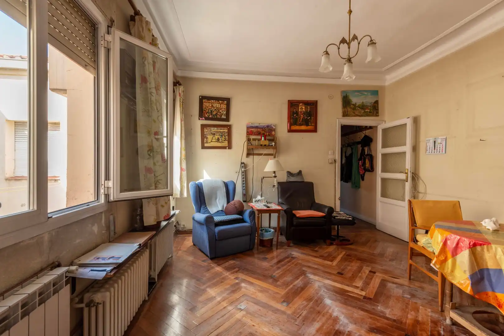 Sala de estar de Piso en venta en Madrid