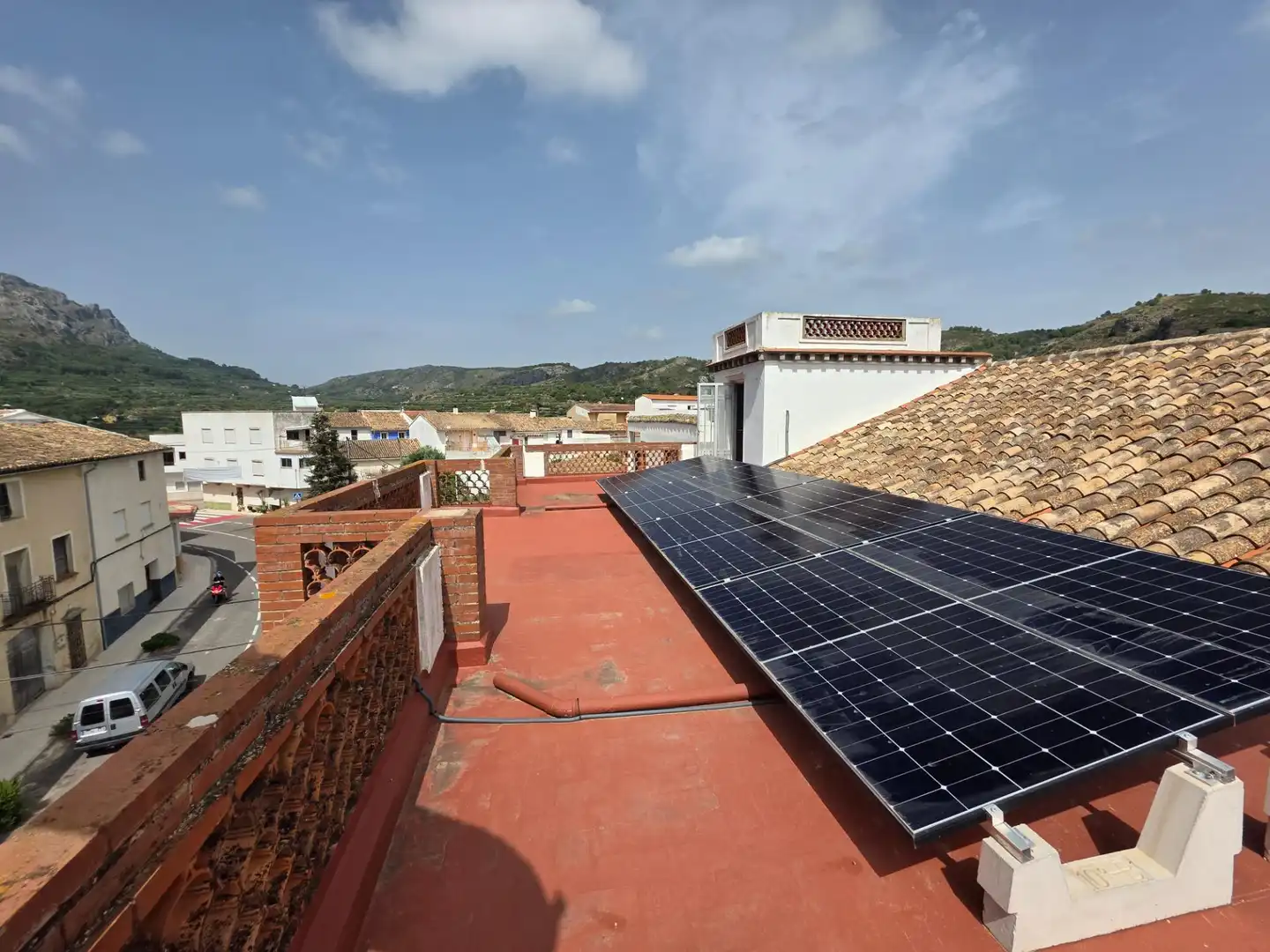 Terrassa de Casa adosada en venda en La Vall de Gallinera amb Terrassa, Traster i Balcó