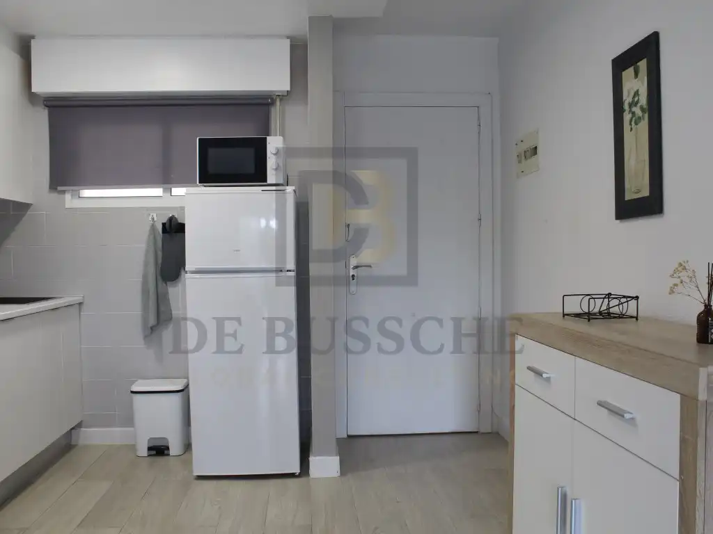 Cocina de Apartamento en venta en Pilar de la Horadada con Aire acondicionado, Piscina y Amueblado
