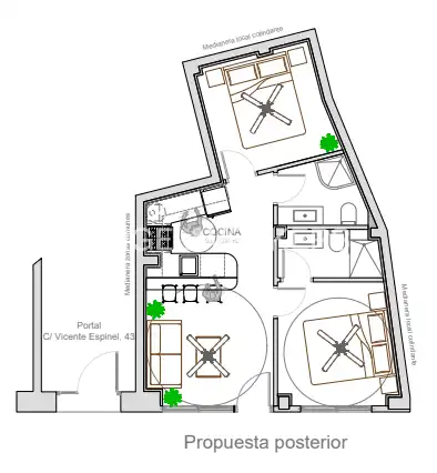Piso con ascensor en venta en Ciudad Lineal, imagen 2