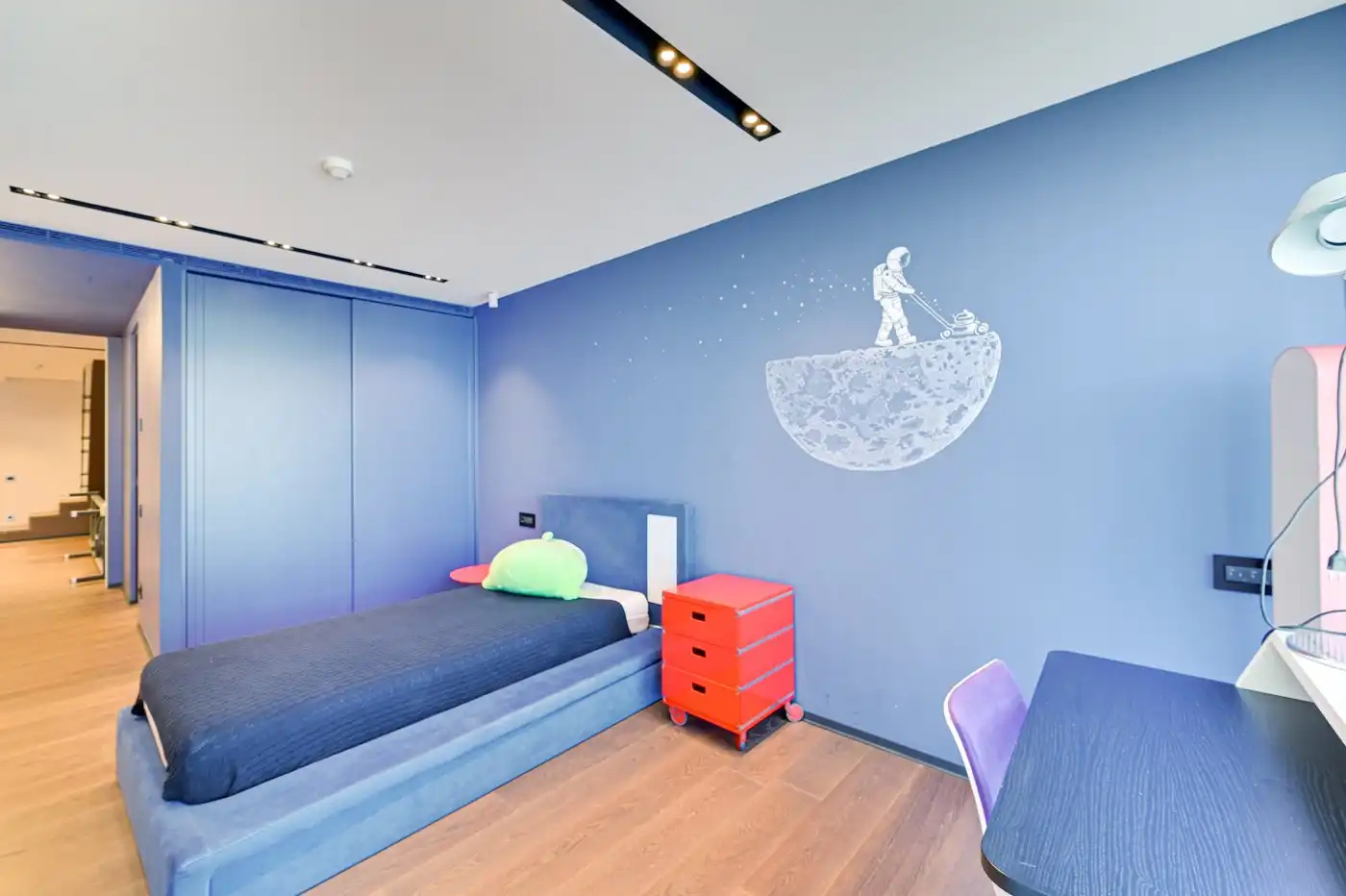 Schlafzimmer von Haus oder Chalet zum Verkauf in Lloret de Mar mit Klimaanlage, Heizung und Privatgarten