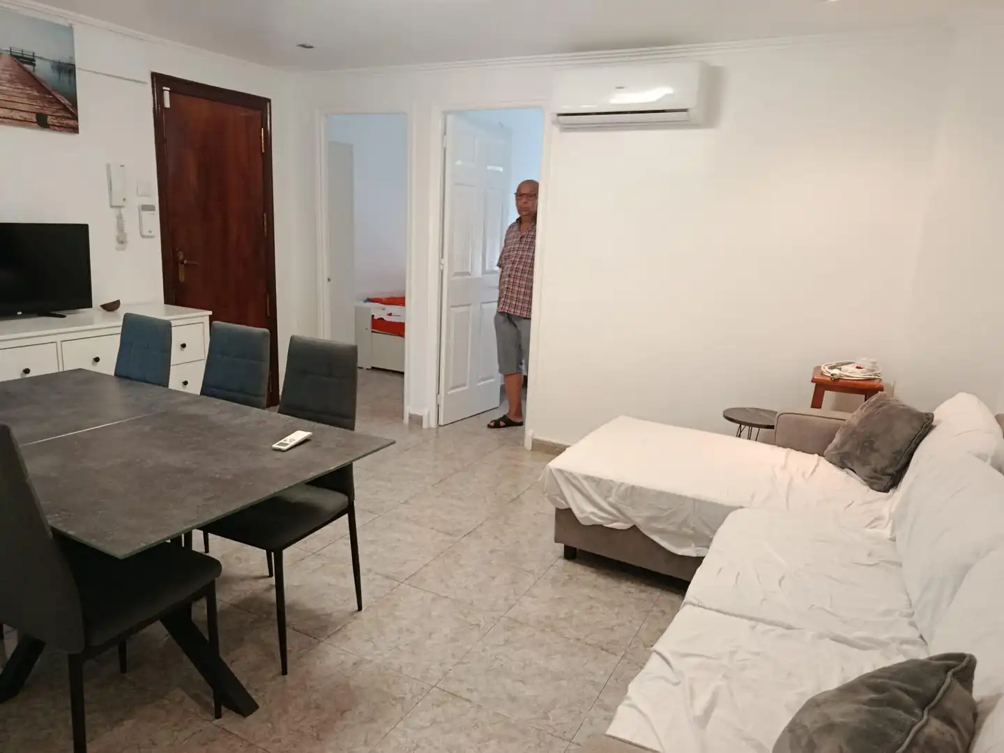 Sala de estar de Piso en venta en Elche / Elx con Aire acondicionado, Calefacción y Amueblado