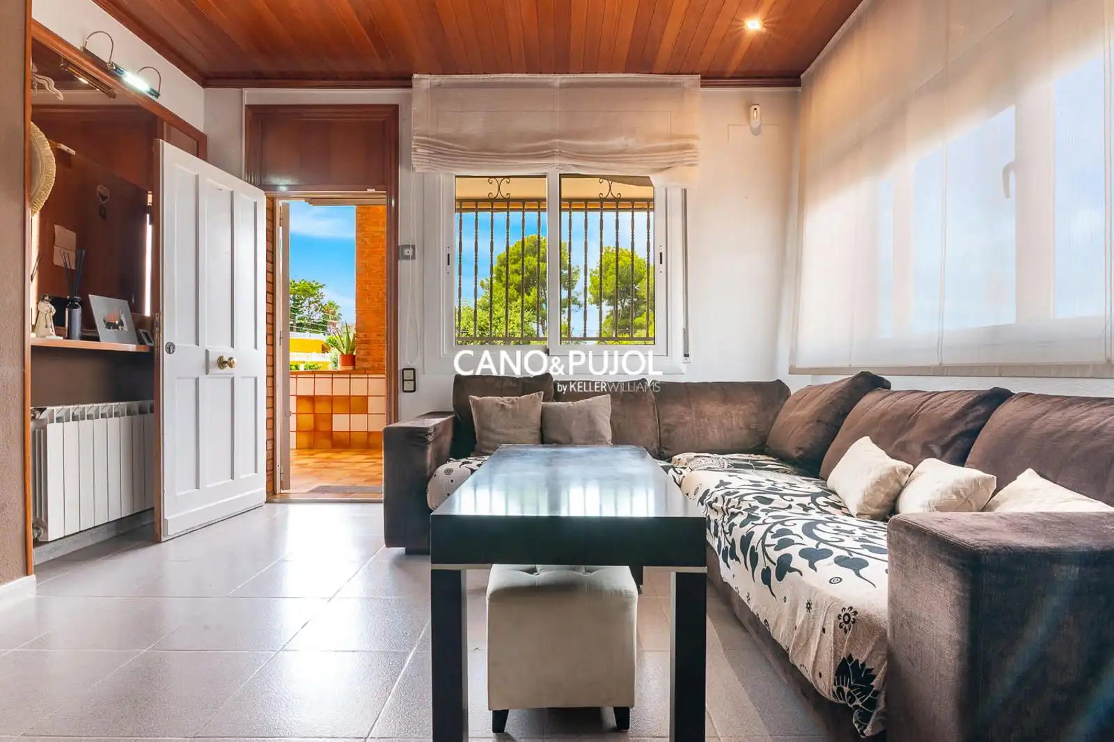 Sala de estar de Casa o chalet en venta en Terrassa con Aire acondicionado, Calefacción y Terraza