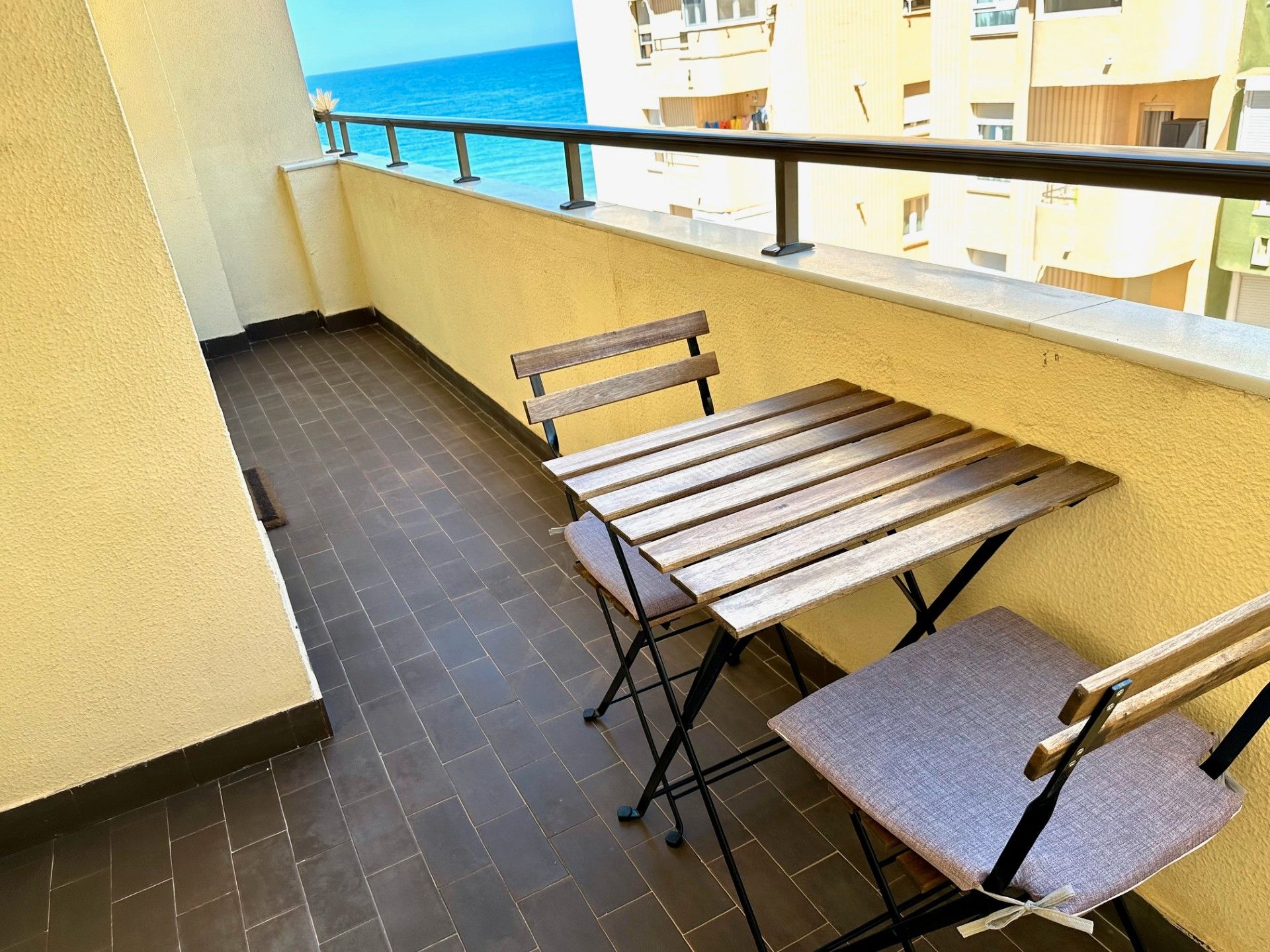 Balcony of Apartments for rent in  Cádiz Capital  with Heating, Terrace and Furnished