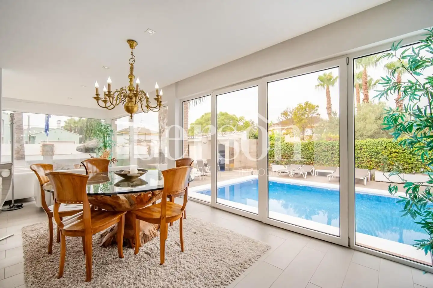 Dining room of Houses for sale in Bétera  with Air Conditioner, Heating and Private garden
