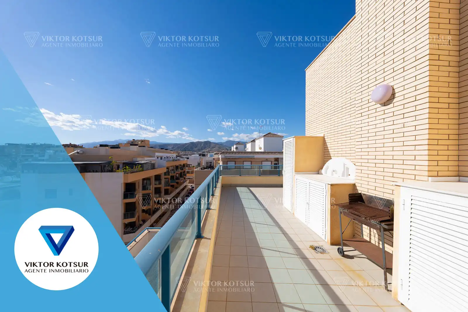 Terraza de Ático en venta en Roquetas de Mar con Aire acondicionado, Parquet y Terraza