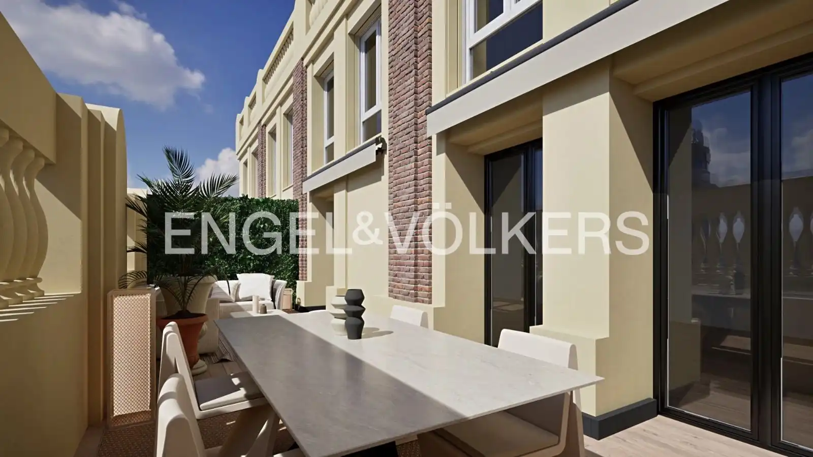 Terrace of Flat for rent in Centro