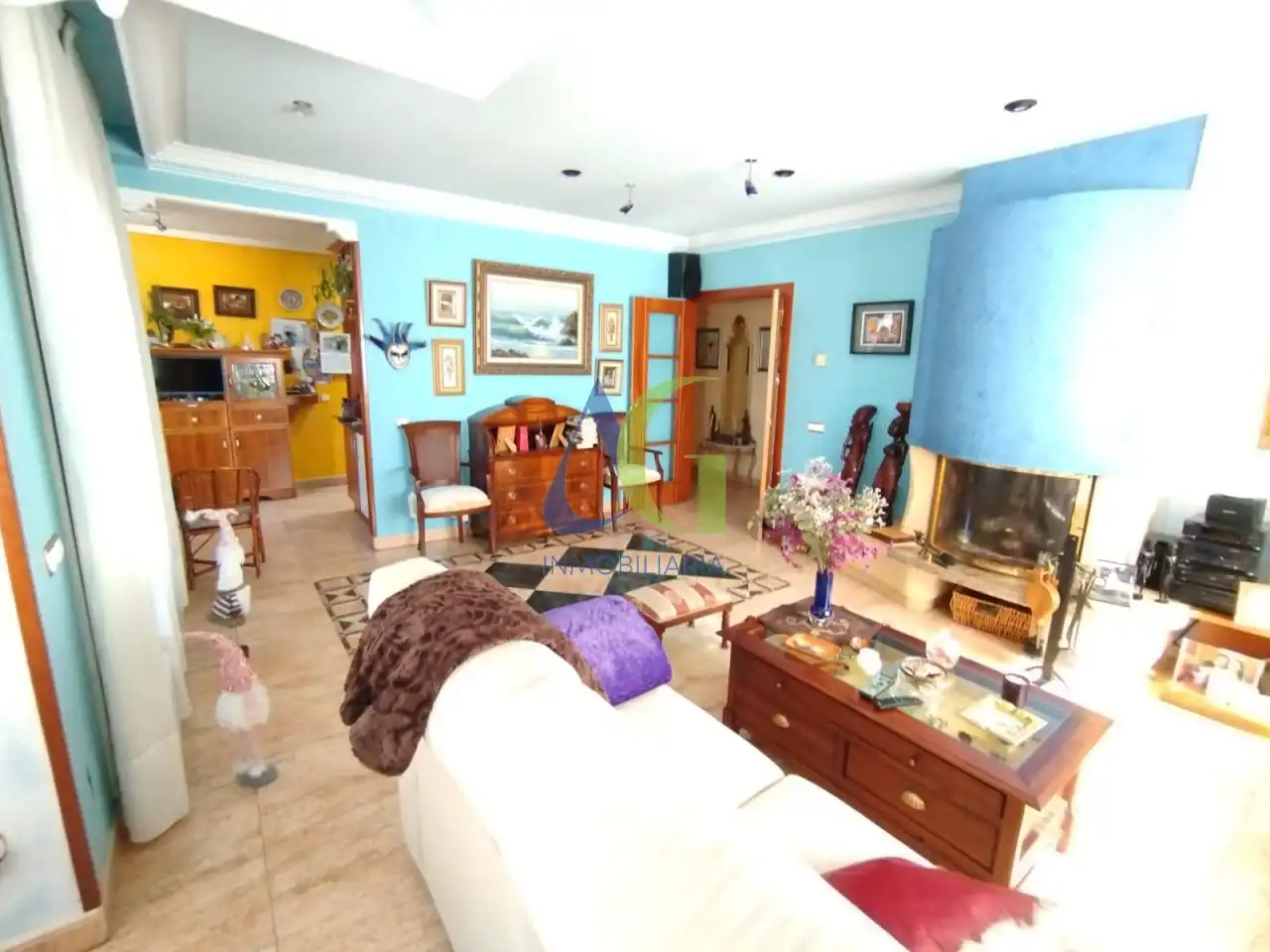 Living room of Houses for sale in Villaquilambre  with Heating and Private garden