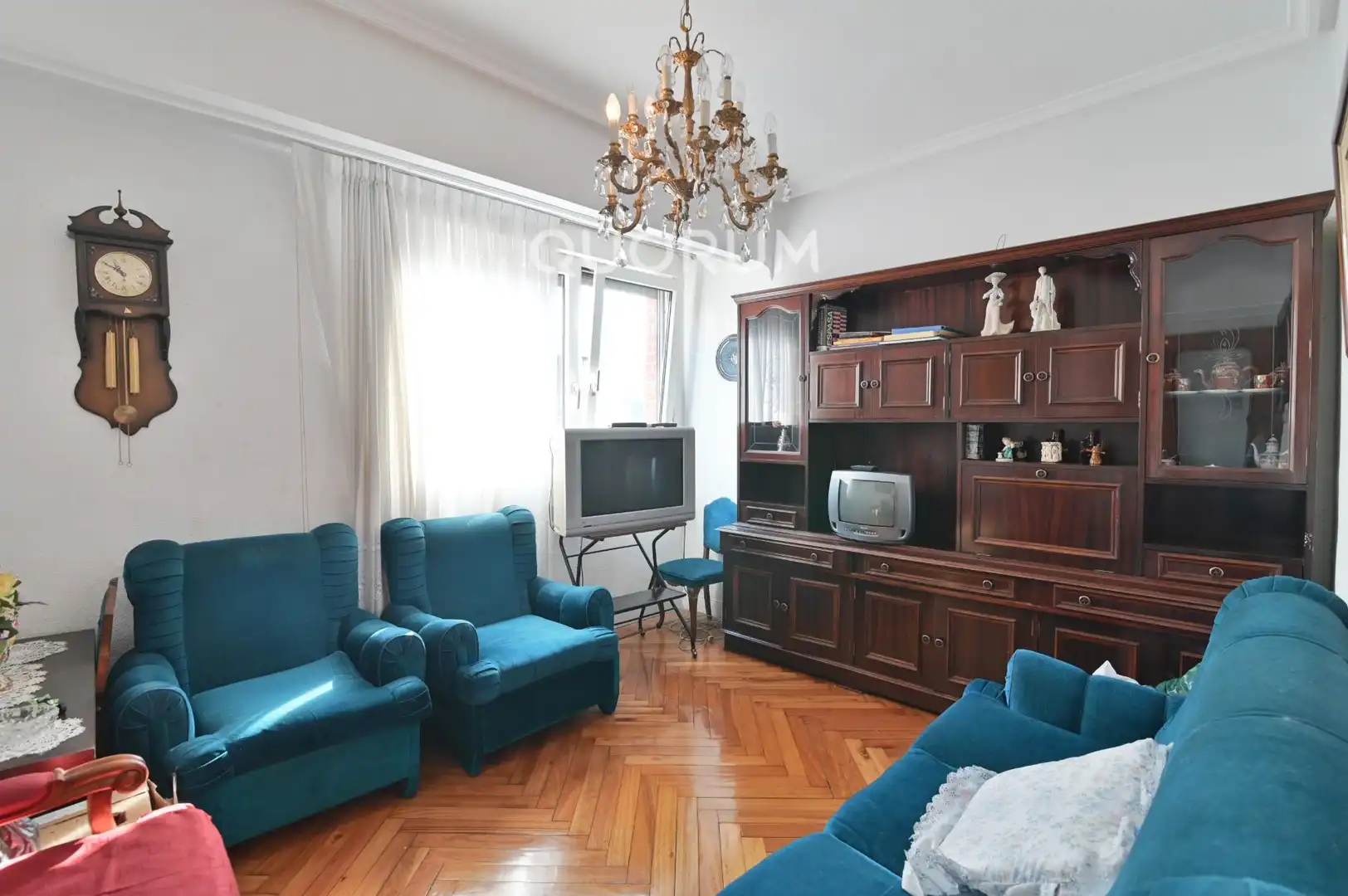 Sala de estar de Piso en venta en Barakaldo  con Terraza, Amueblado y Balcón