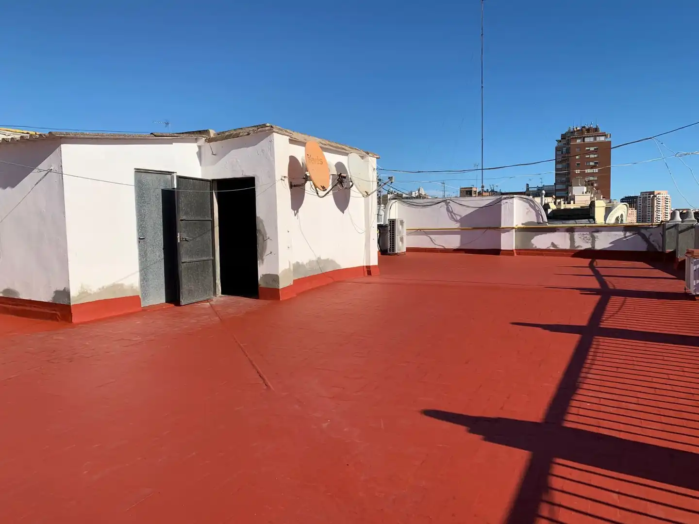 Terraza de Piso de alquiler en Valencia con Aire acondicionado y Calefacción