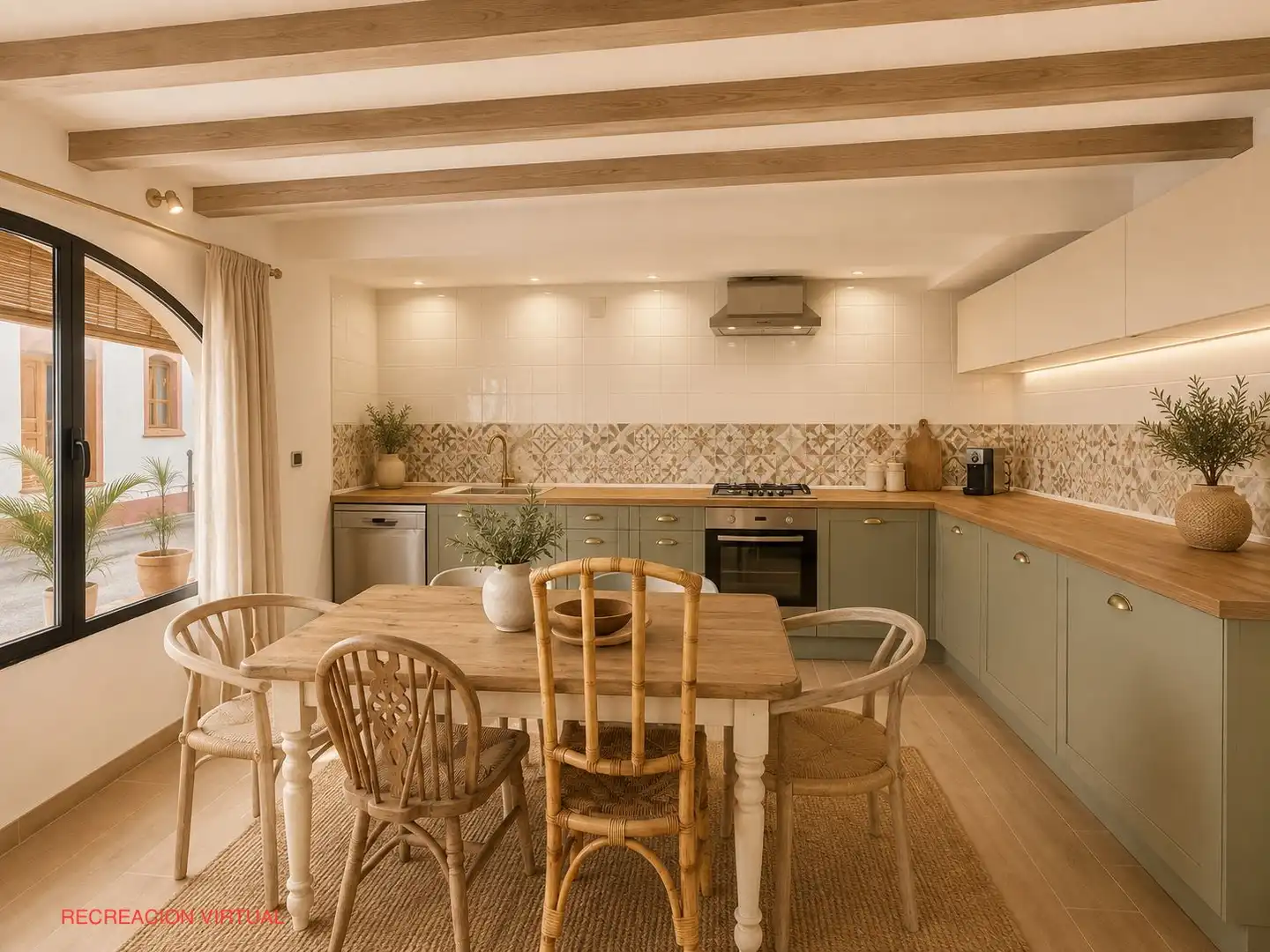 Kitchen of Houses for sale in Jávea / Xàbia  with Air Conditioner, Heating and Furnished