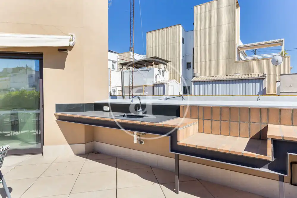 Terrace of Attic for rent in Valencia  with Air Conditioner, Heating and Terrace