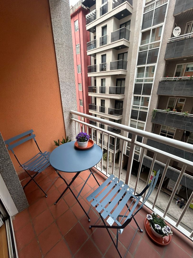 Terrasse von Wohnung zum Verkauf in Ourense Capital  mit Klimaanlage, Heizung und Parkett