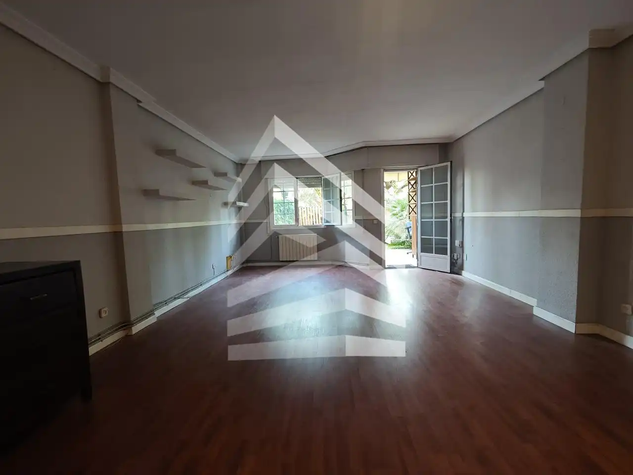 Sala de estar de Piso en venta en Las Rozas de Madrid con Calefacción, Jardín privado y Terraza