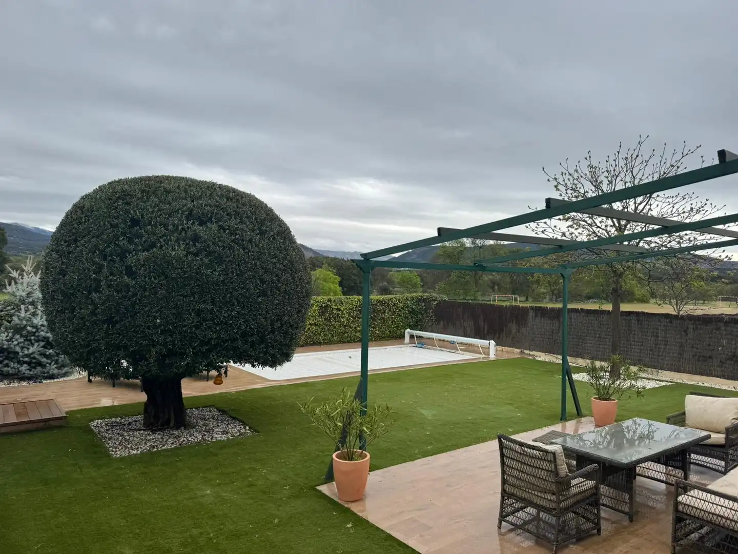 Terrassa de Casa adosada en venda en Guadarrama amb Calefacció, Jardí privat i Terrassa