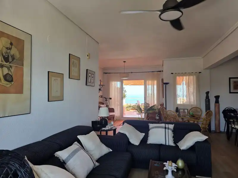 Wohnzimmer von Wohnungen zum Verkauf in Cullera mit Klimaanlage, Heizung und Parkett