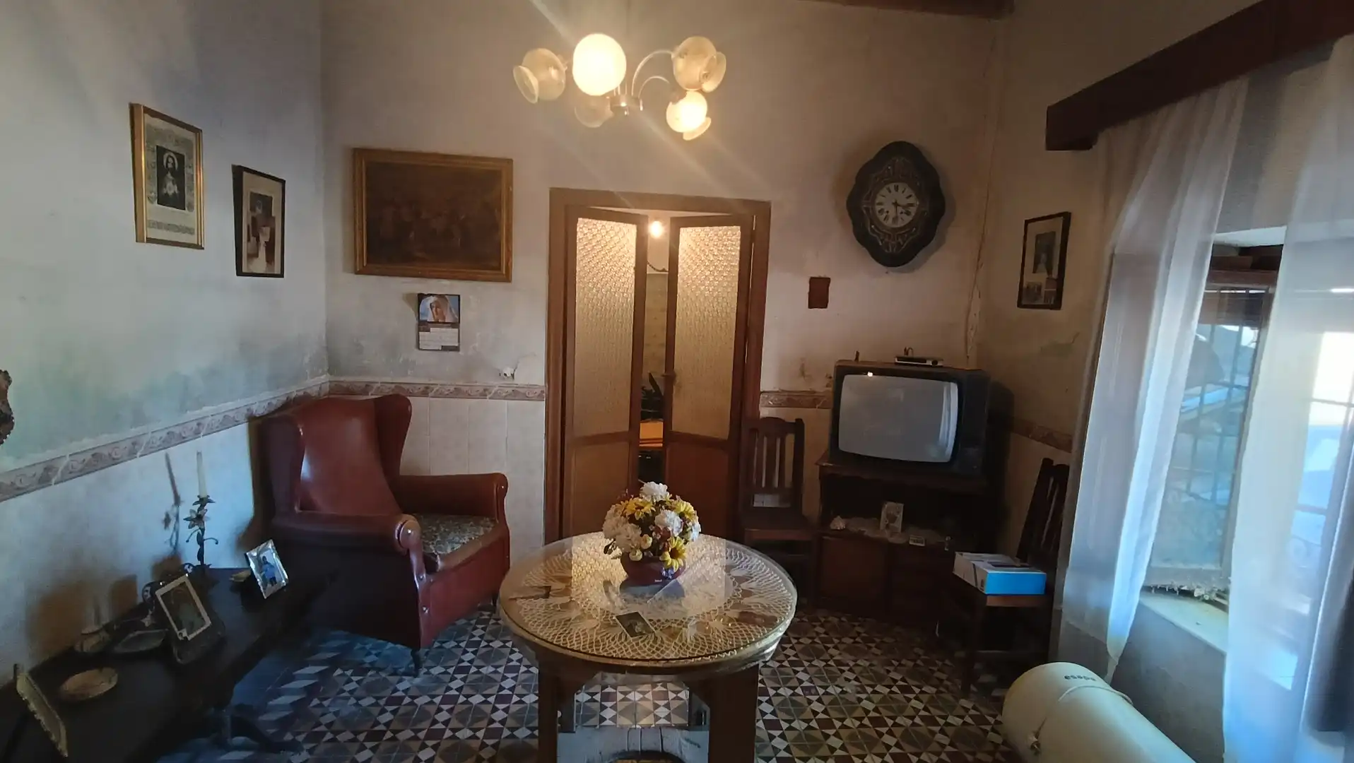 Sala d'estar de Casa o xalet en venda en Lucillos amb Terrassa