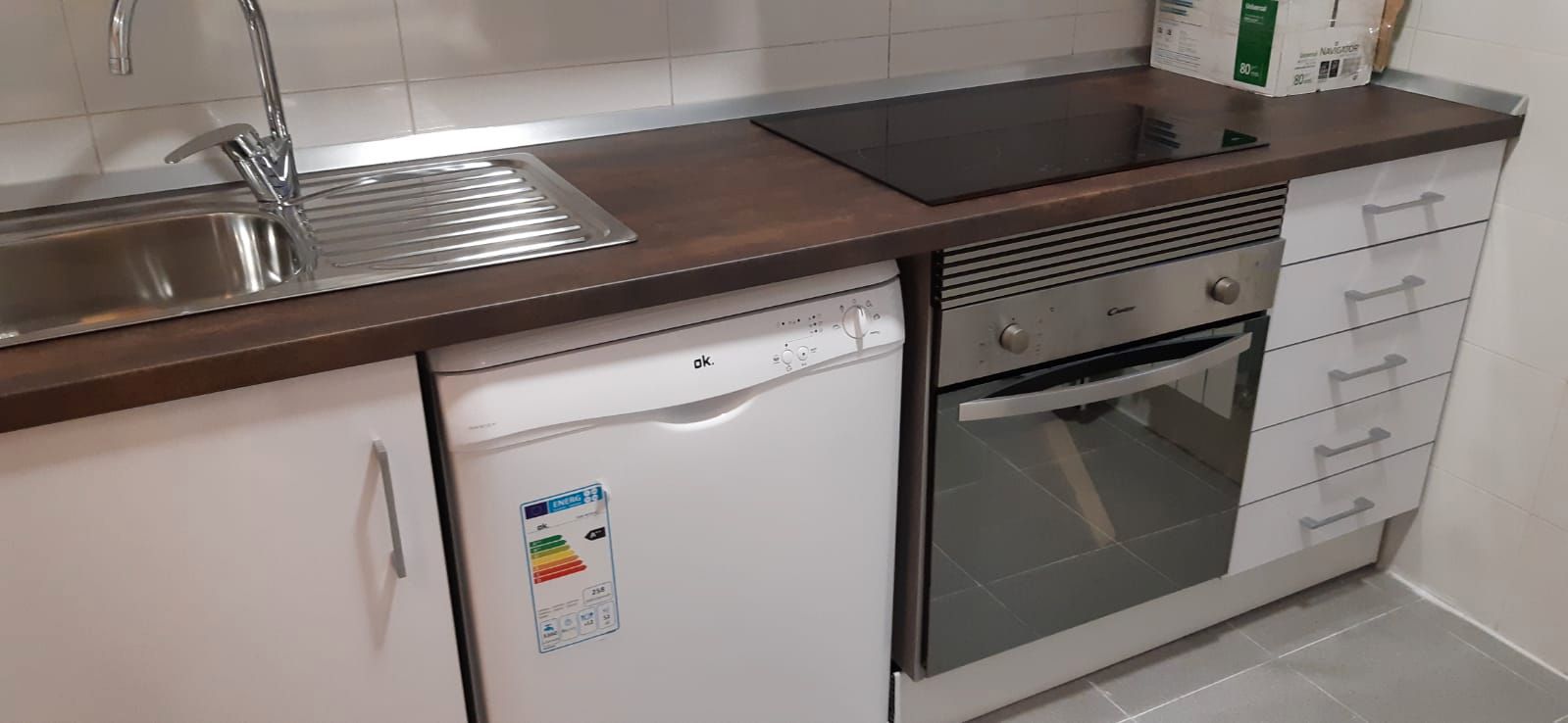 Cocina de Piso de alquiler en Alcázar de San Juan con Calefacción, Amueblado y Horno