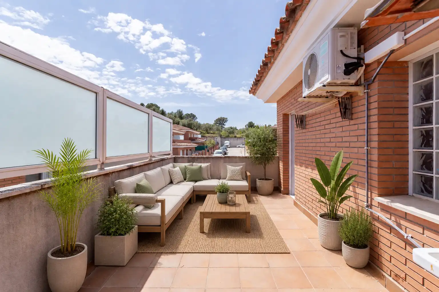 Terrassa de Casa adosada en venda en Riudecanyes amb Aire condicionat, Calefacció i Jardí privat