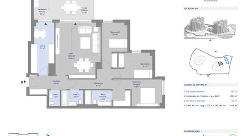 Foto 2 de Piso en venta en Mesena, 80b, Pinar del Rey, Madrid