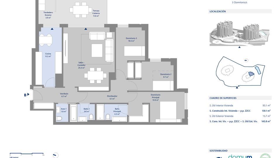 Photo 1 from new construction home in Flat for sale in Mesena, 80b, Pinar del Rey, Madrid