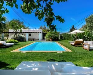 Jardí de Casa o xalet de lloguer en Sant Josep de sa Talaia amb Jardí privat i Piscina