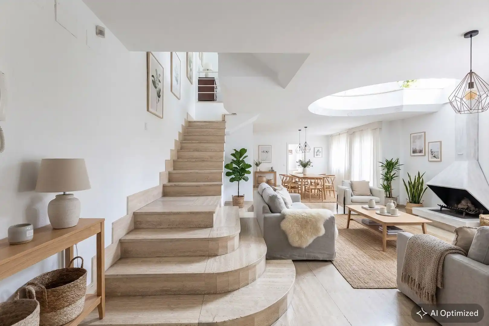 Sala d'estar de Casa adosada en venda en Madrid amb Aire condicionat, Calefacció i Jardí privat