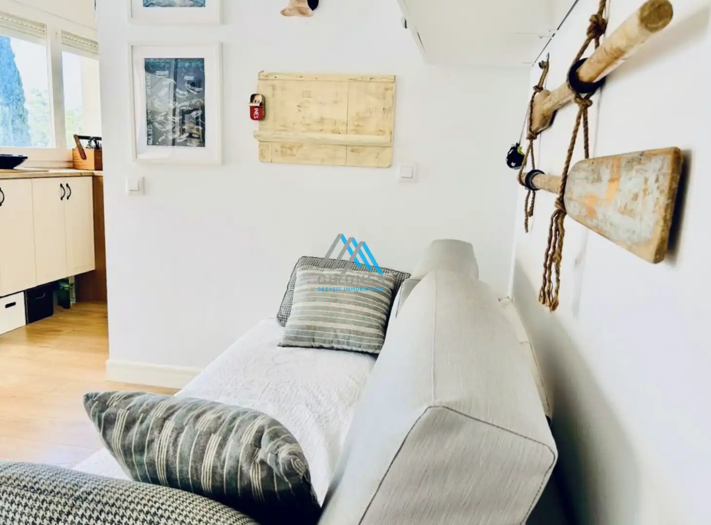 Dormitori de Apartament de lloguer en Santa Cristina d'Aro amb Parquet i Terrassa