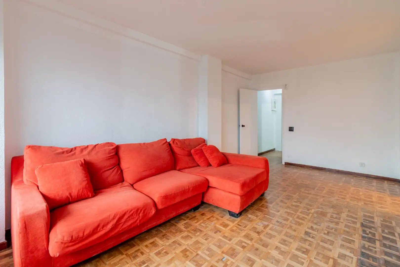 Sala de estar de Piso en venta en Fuenlabrada con Parquet