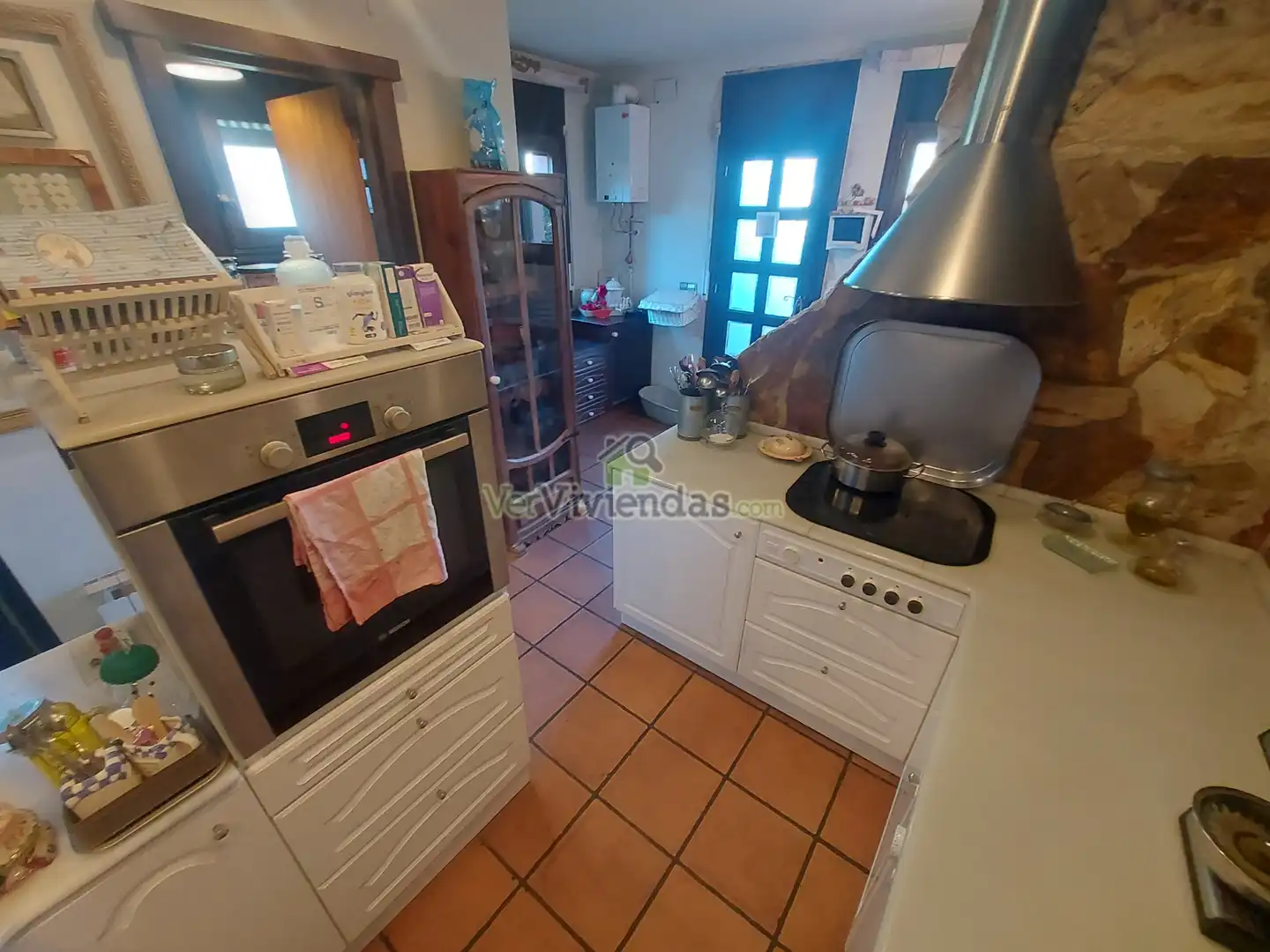 Cocina de Casa o chalet en venta en Vallirana con Calefacción, Jardín privado y Terraza
