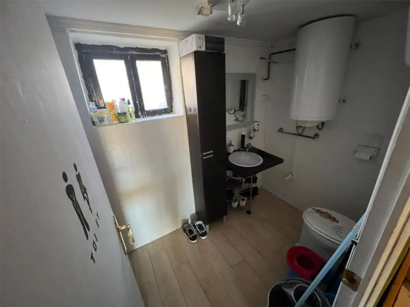 Baño de Casa adosada en venta en Narboneta con Jardín privado, Parquet y Amueblado