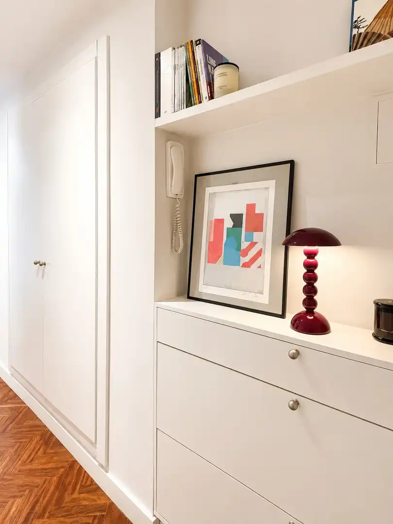 Schlafzimmer von Wohnungen zur Miete in Madrid mit Klimaanlage, Heizung und Möbliert