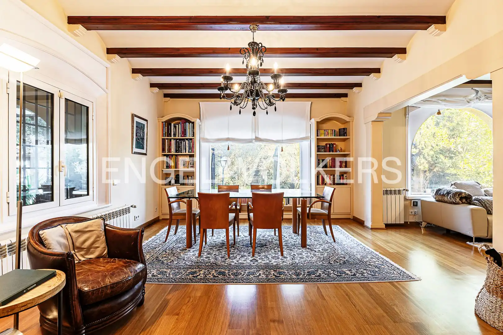 Dining room of Houses for sale in Cerdanyola del Vallès  with Air Conditioner, Heating and Private garden