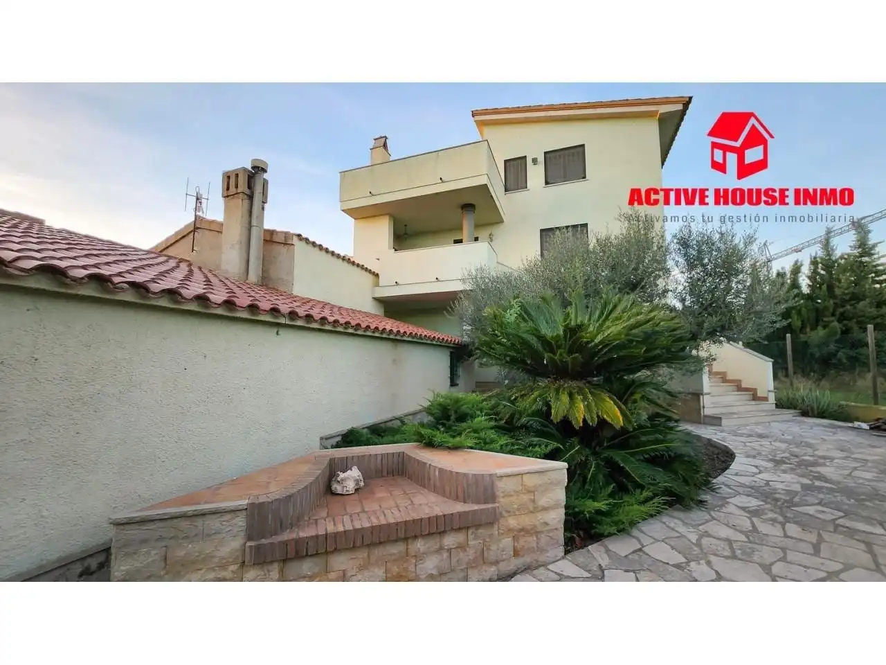 Vista exterior de Finca rústica en venta en Camarles con Jardín privado, Terraza y Trastero
