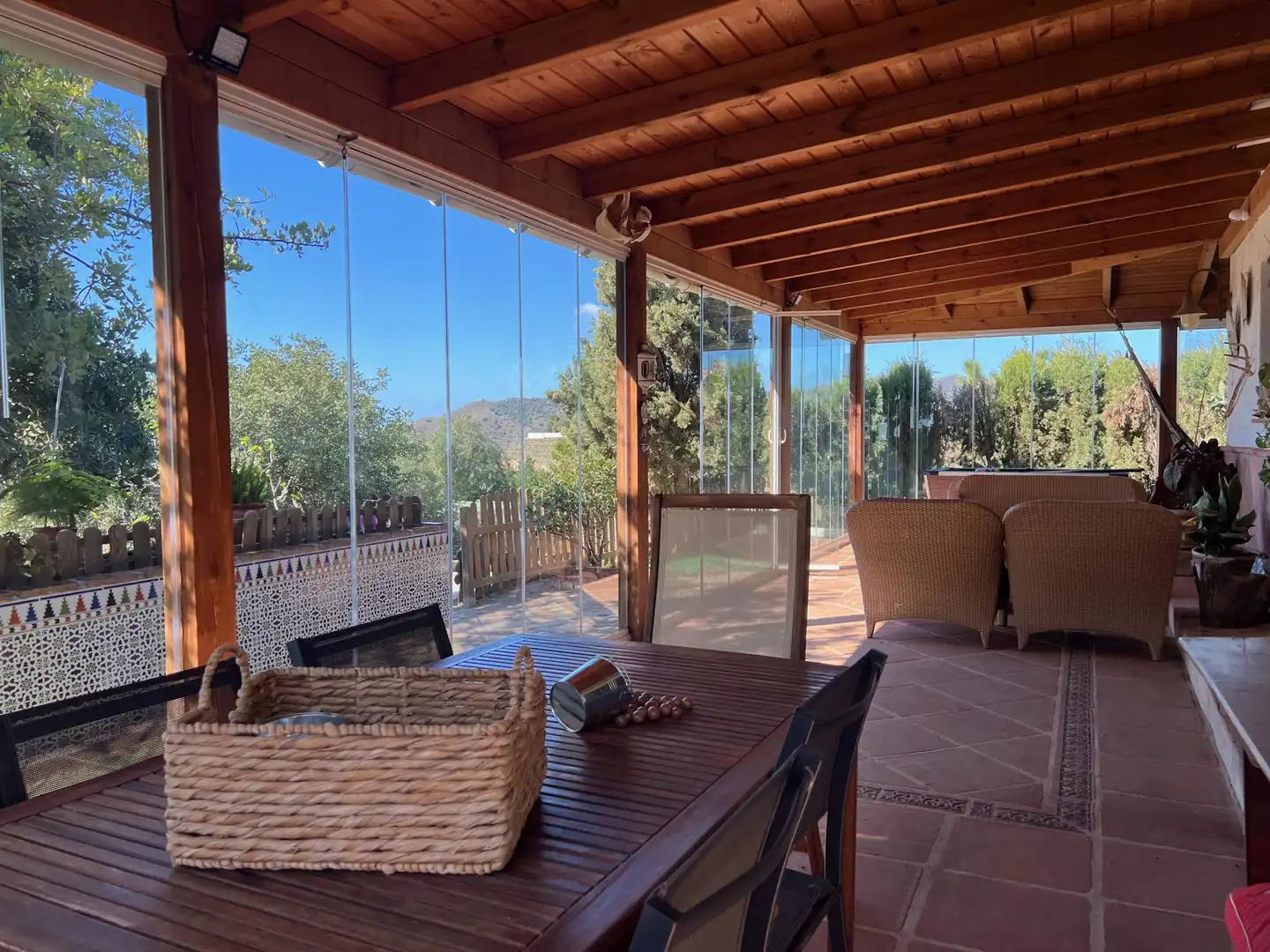 Terraza de Casa o chalet en venta en Vélez-Málaga con Aire acondicionado, Calefacción y Jardín privado