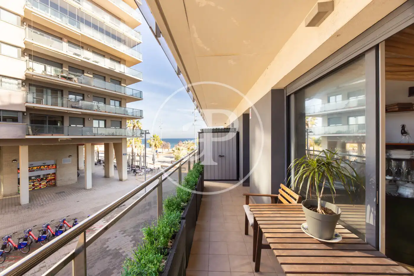Terraza de Piso en venta en Badalona con Aire acondicionado, Calefacción y Jardín privado