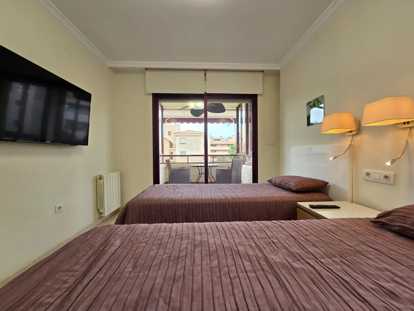 Bedroom of Apartments for rent in L'Alfàs del Pi  with Air Conditioner, Heating and Terrace