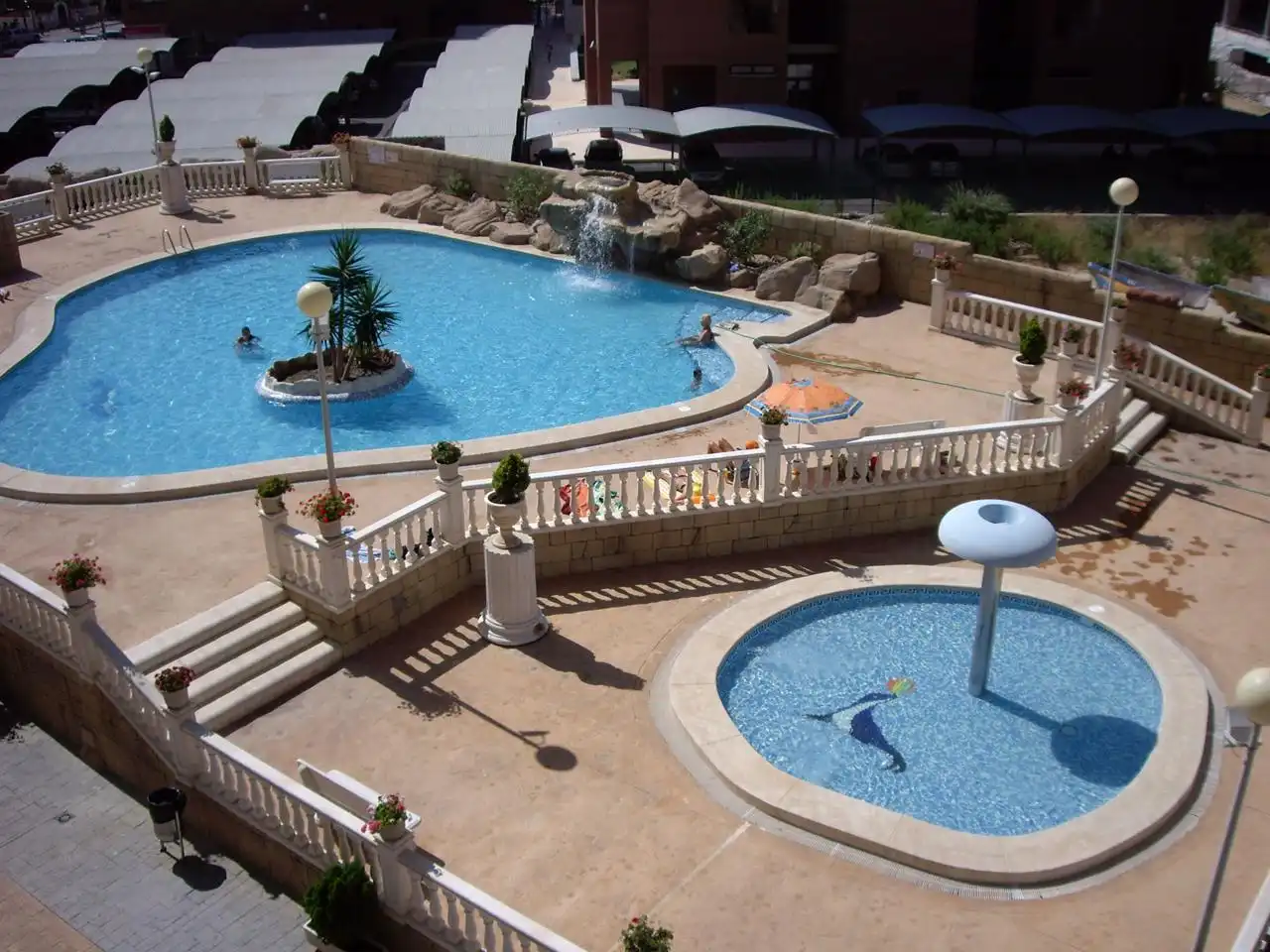Schwimmbecken von Wohnung zur Miete in Villajoyosa / La Vila Joiosa mit Terrasse, Möbliert und Gemeinschaftspool