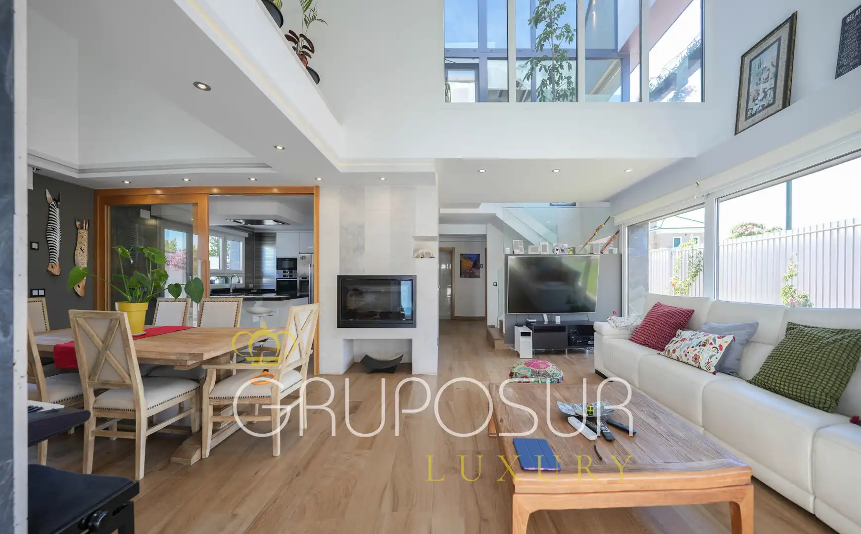 Sala de estar de Casa o chalet en venta en Valladolid con Aire acondicionado, Calefacción y Jardín privado