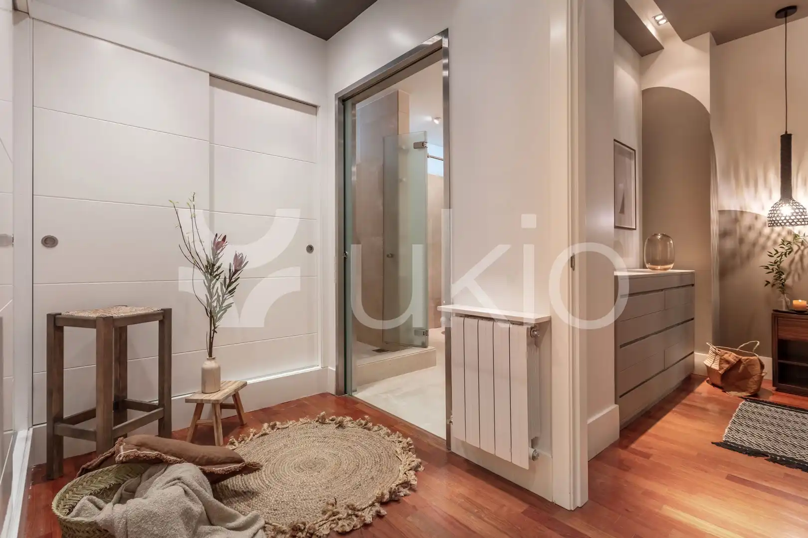 Habitación de Apartamento de alquiler en Madrid con Aire acondicionado, Calefacción y Amueblado