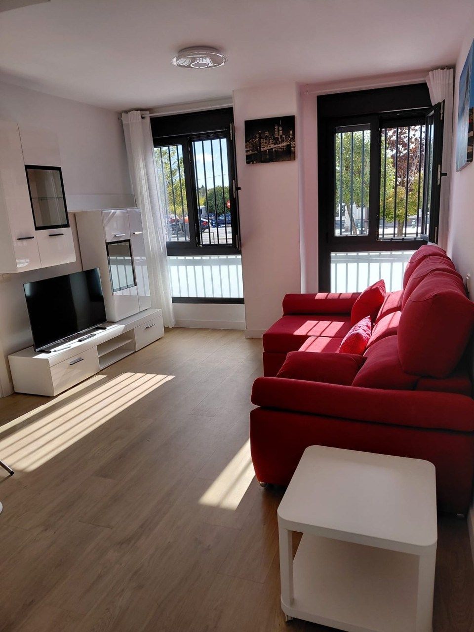 Sala de estar de Piso de alquiler en Alcobendas con Aire acondicionado, Trastero y Amueblado