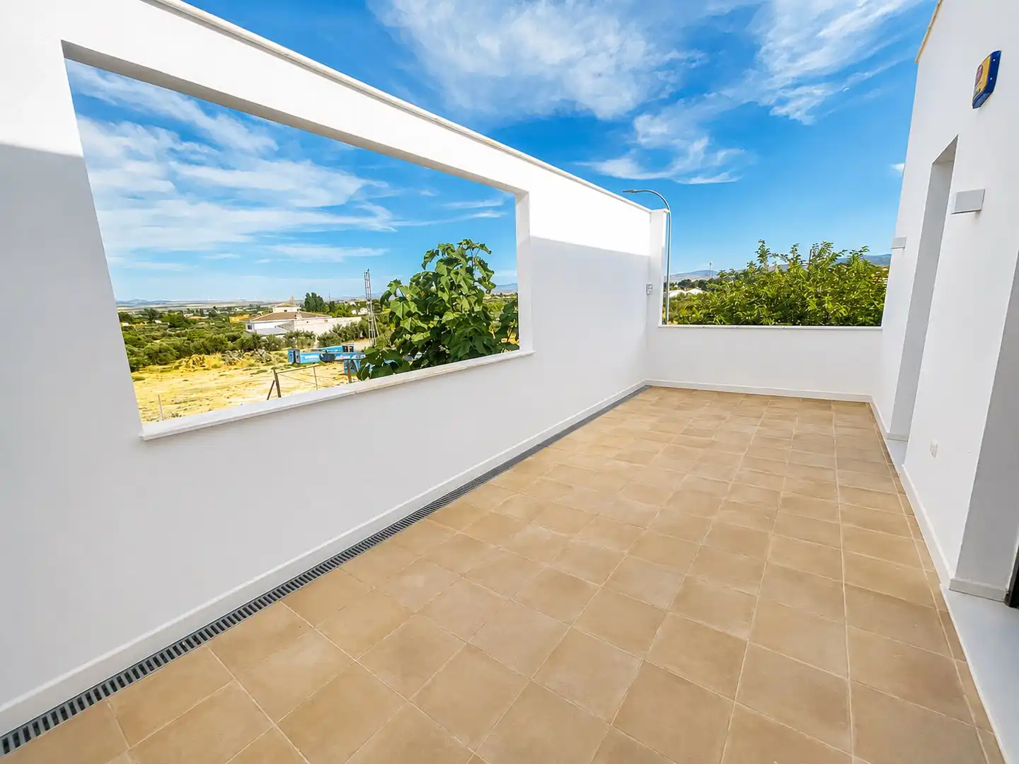 Terrassa de Casa o xalet en venda en Baza amb Aire condicionat, Calefacció i Moblat