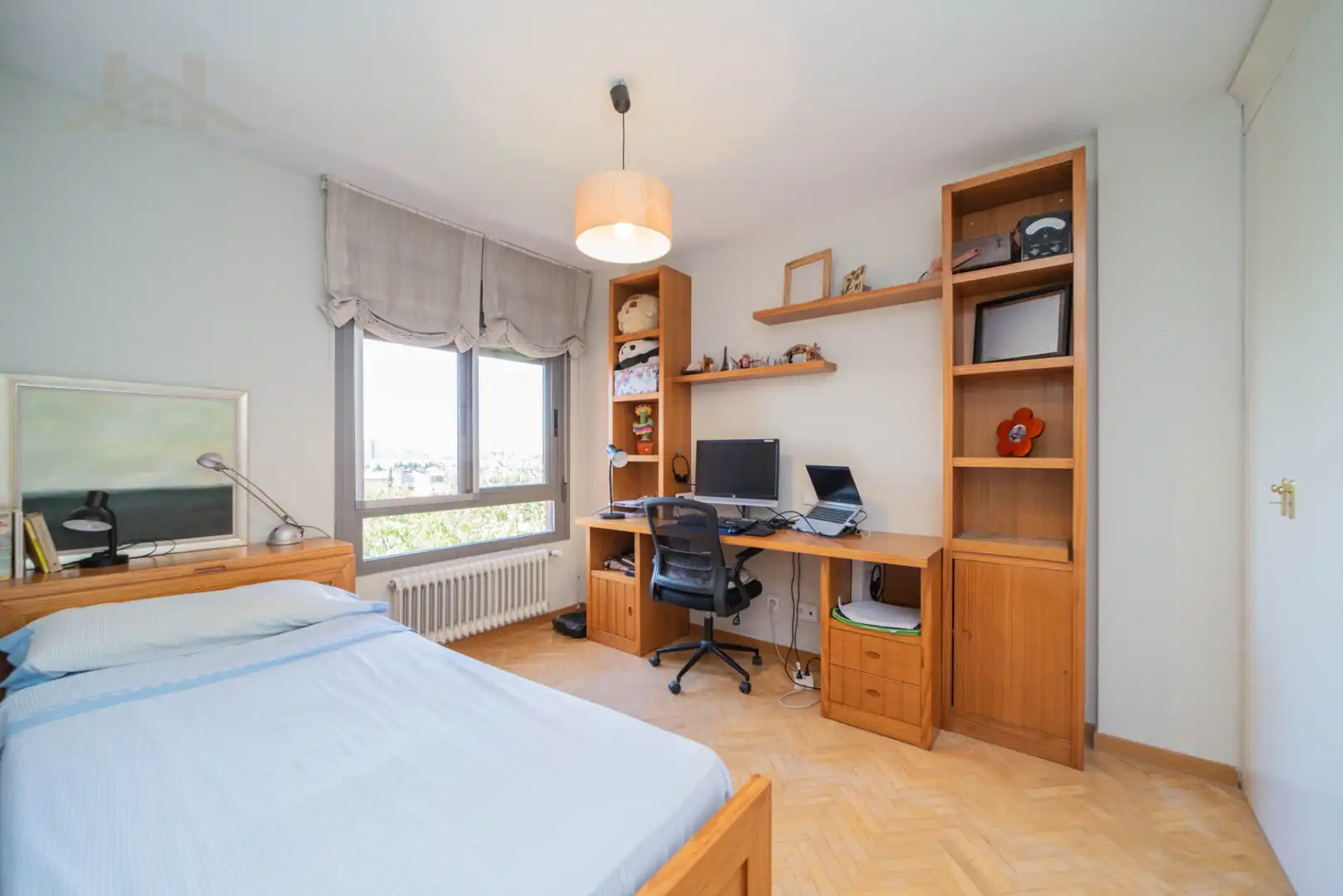 Schlafzimmer von Wohnung zum Verkauf in Alcobendas mit Klimaanlage, Heizung und Parkett