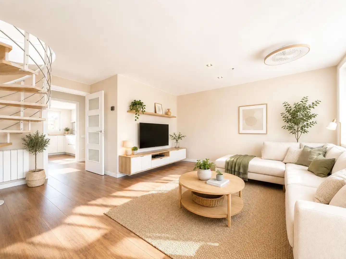 Sala d'estar de Dúplex en venda en Terrassa amb Aire condicionat, Parquet i Terrassa